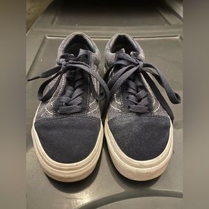 Navy Blue Corduroy Vans